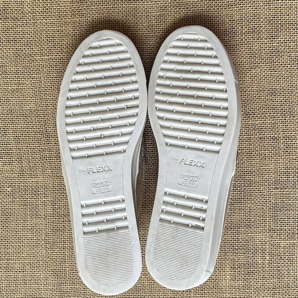 The Flexx Womens Shoes Gold 6.5 Slip On Leather Sneakers - Picture 5 of 5